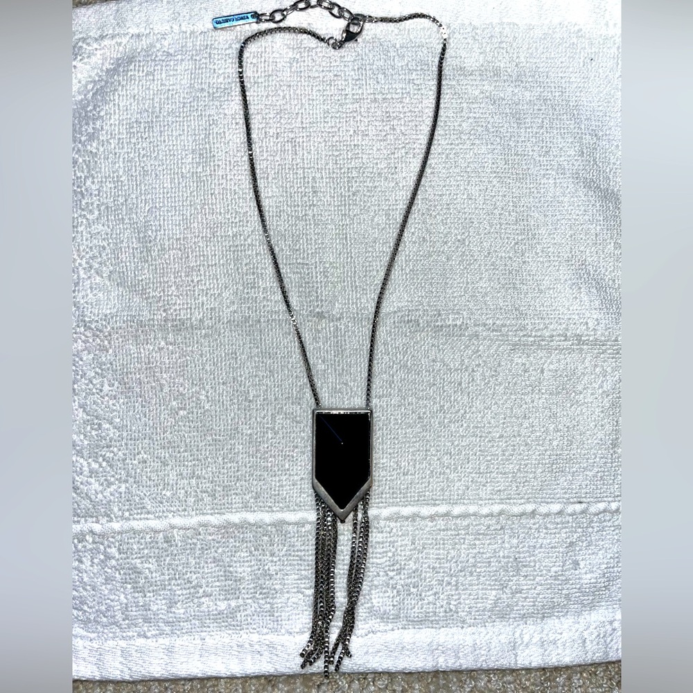 Black and Silver statement necklace - VINCE CAMUTO